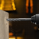 Бур по бетону цельная крестовая пластина 12x165 мм SDS PLUS Denzel (705315) 