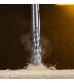 Бур по бетону цельная крестовая пластина 12x165 мм SDS PLUS Denzel