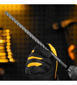 Бур по бетону цельная крестовая пластина 10x265 мм SDS PLUS Denzel