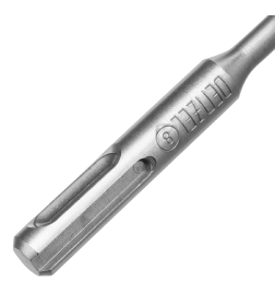 Бур по бетону цельная крестовая пластина 8x265 мм SDS PLUS Denzel