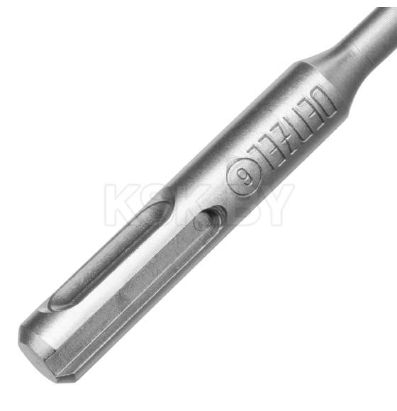 Бур по бетону цельная крестовая пластина 6x315 мм SDS PLUS Denzel (705304) 