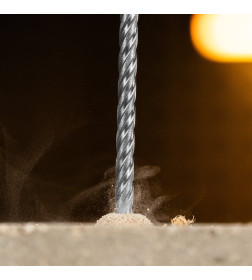 Бур по бетону цельная крестовая пластина 6x265 мм SDS PLUS Denzel