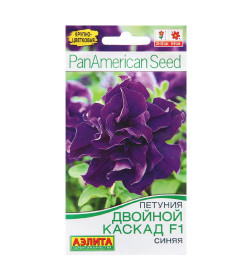 Петуния Двойной каскад F1 синяя махровая семена