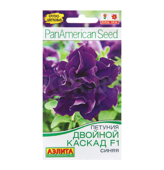 Петуния Двойной каскад F1 синяя махровая семена