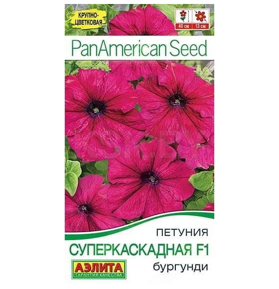 Петуния суперкаскадная бургунди 7 шт  F1