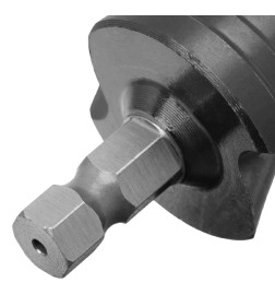 Сверло ступенчатое 9-12-15-18-21-24-27-30-33-36 мм Р6М5 6-гр. хвостовик Denzel