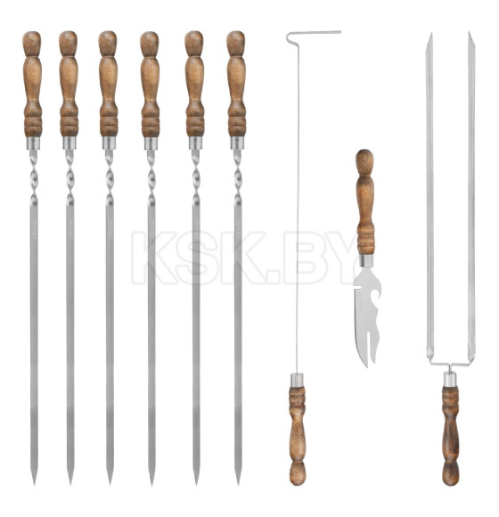 Набор шашлычный 9 предметов в сумке, Camping// Palisad (69754) 