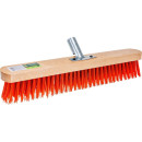 Щетка строительная 40 cм 5 рядов жесткая щетина железная тулейка без черенка Сибртех (84621) 