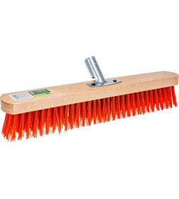 Щетка строительная 40 cм 5 рядов жесткая щетина железная тулейка без черенка Сибртех
