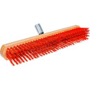 Щетка строительная 40 cм 5 рядов жесткая щетина железная тулейка без черенка Сибртех (84621) 