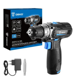Дрель-шуруповерт аккумуляторная DEKO ZKCD12 084-1008