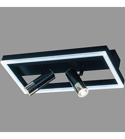 Светильник H9347/3 58Вт черный/золото