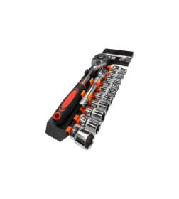 Набор головок 1/2" с трещоткой