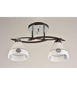 Светильник НПБ 02-2х60-101 1454/2 хром