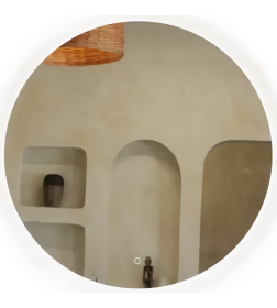 Зеркало Дабл-Ю Афины Лайт 120 с подсветкой