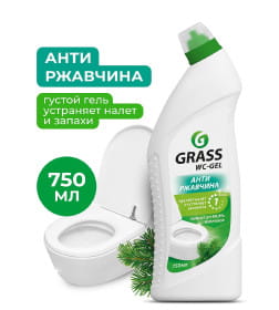 Средство для чистки сантехники Grass "WC-GEL" Gentle , 750мл