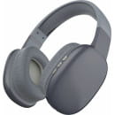 Гарнитура QUMO Sense ВТ 0080 (grey), MicroSD, AUX, накладная, Bluetooth 5.0, 360 мА-ч, до 10 часов работы, пластик+экокожа. (Q43214) 