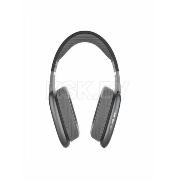 Гарнитура QUMO Sense ВТ 0080 (grey), MicroSD, AUX, накладная, Bluetooth 5.0, 360 мА-ч, до 10 часов работы, пластик+экокожа. (Q43214) 