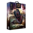 Мышь проводная Qumo  Portal M39, проводная, оптическая, 7 кноп., подсв. 4 цв., 1200/1600/2400/3200  dpi, программируемая (Q23461) 