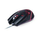 Мышь проводная Qumo  Portal M39, проводная, оптическая, 7 кноп., подсв. 4 цв., 1200/1600/2400/3200  dpi, программируемая (Q23461) 