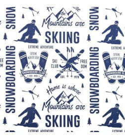 Бумага упаковочная 70*100см, 105г/м2 Золотая сказка 591914 микс