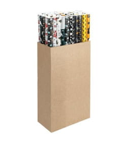 Бумага упаковочная 70*100см, 105г/м2 Золотая сказка 591914 микс