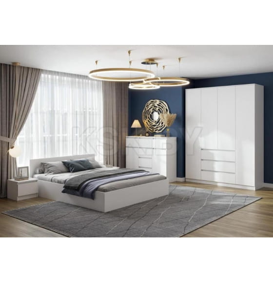 Шкаф 4-х ств. ЦРК.НЦ.03 Ницца-3 Белый (ЦРК.НЦ.03 шкаф) 