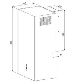 Кухонная вытяжка Akpo Terra eco 40 wk-4 черная