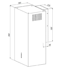 Кухонная вытяжка Akpo Terra eco 40 wk-9 черная