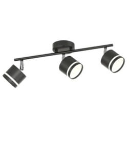 Светильник X4505/3 черный/хром