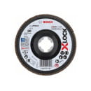 Круг лепестковый 125х22.2 мм G80 плоский X-LOCK BOSCH (2608621769) 