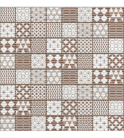 Коврик напольный из вспен. пвх  0,65х15 м/218PT-brown