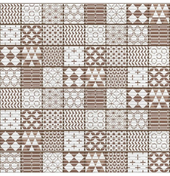 Коврик напольный из вспен. пвх  0,65х15 м/218PT-brown (218PT-brown) 
