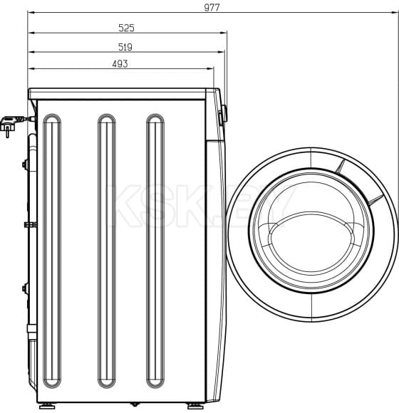 Стиральная машина ATLANT СМА 80С1418-Т-00 (10180947) 