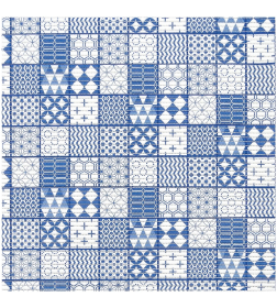 Коврик напольный из вспен. пвх ПРЕОБРАЖЕНИЕ 1,3х15 м/218PT-blue