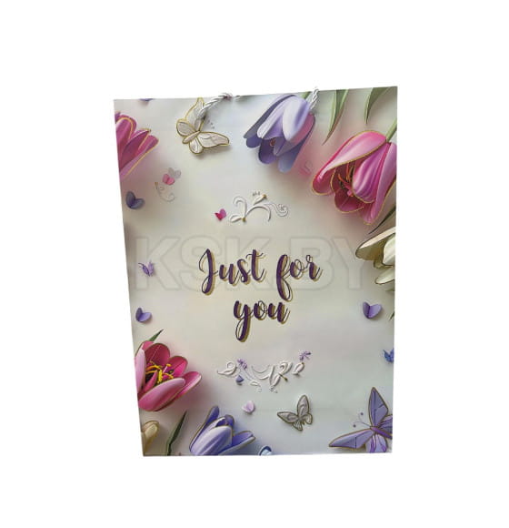 Пакет подарочный 30*41,5*12 см микс