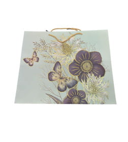 Пакет подарочный 26*32*10 см микс М