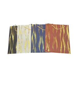 Пакет подарочный 26*32*10 см микс М