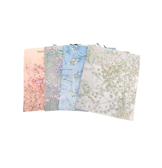 Пакет подарочный 26*32*10 см микс