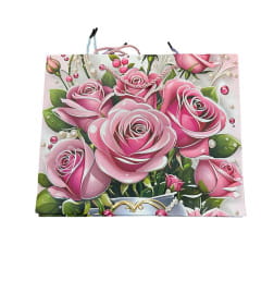 Пакет подарочный 32*26*11 см микс