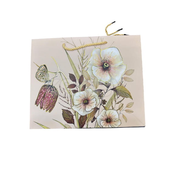 Пакет подарочный 32*26*11 см микс