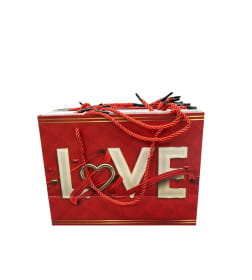 Пакет подарочный 23*18*10 см микс 