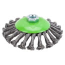 Щетка для УШМ 125мм. М14, (тарелка) витая проволока Matrix (746117) 