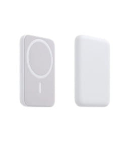 Внешний аккумулятор Power Bank 5000 mAh, MagSafe, белое REXANT