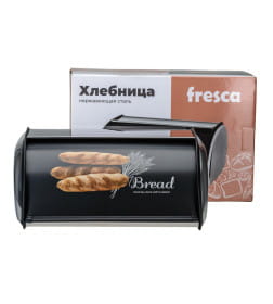 Хлебница нержавеющая сталь/бамбук 34*23*14,5см 294657