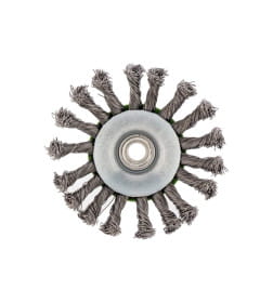Щетка для УШМ 115мм. М14 Тарелка  крученая проволока 0,5мм. Сибртех