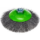 Щетка для УШМ 125мм. М14 Тарелка витая проволока 0,3мм. Сибртех (746167) 