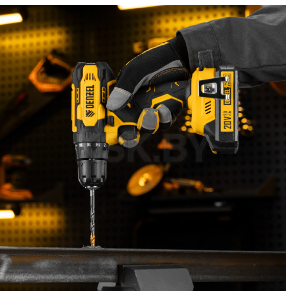 Дрель-шуруповерт аккумуляторная Denzel CDQ-20 (26118) 