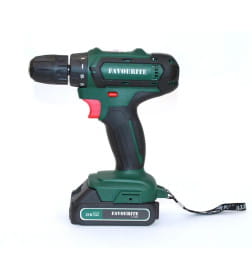 Дрель-шуруповерт аккумуляторная 21В, 1.5Ач, кейс FAVOURITE OBS 21 DC SET PROMO