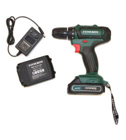 Дрель-шуруповерт аккумуляторная 21В, 1.5Ач, кейс FAVOURITE OBS 21 DC SET PROMO